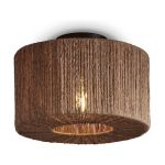 Good&Mojo Luce da soffitto Iguazu Jute Marrone | Adatto per 1x E27 