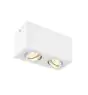 SLV Triledo Doppio Luce da soffitto Aluminium Bianca | Adatto per 2x GU10 