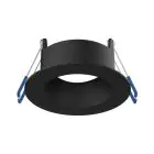 Noxion Faretti LED Ares Profondo ring Nero - con Inner Il Anello Nero | Ritaglio 68mm - incl. GU10 Fitting